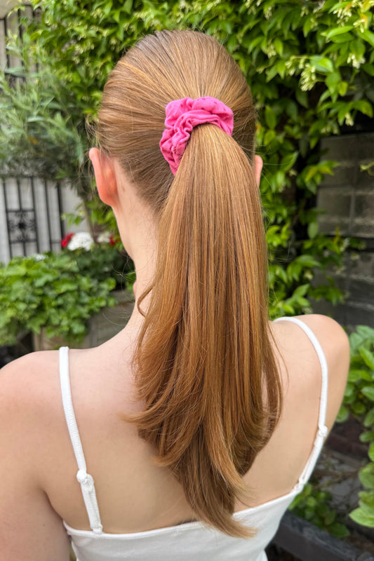 Pink With Red Polka Dots
