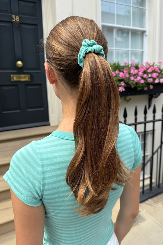 Green And Seafoam Green Stripes