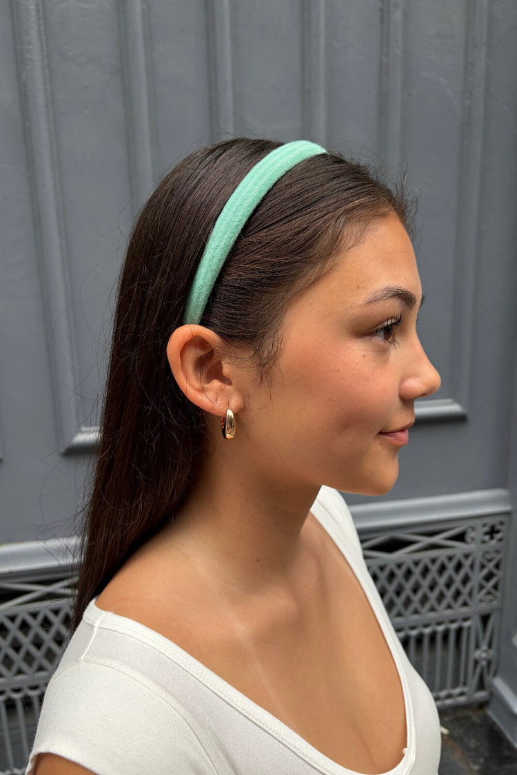Striped Headband | Seafoam Teal
