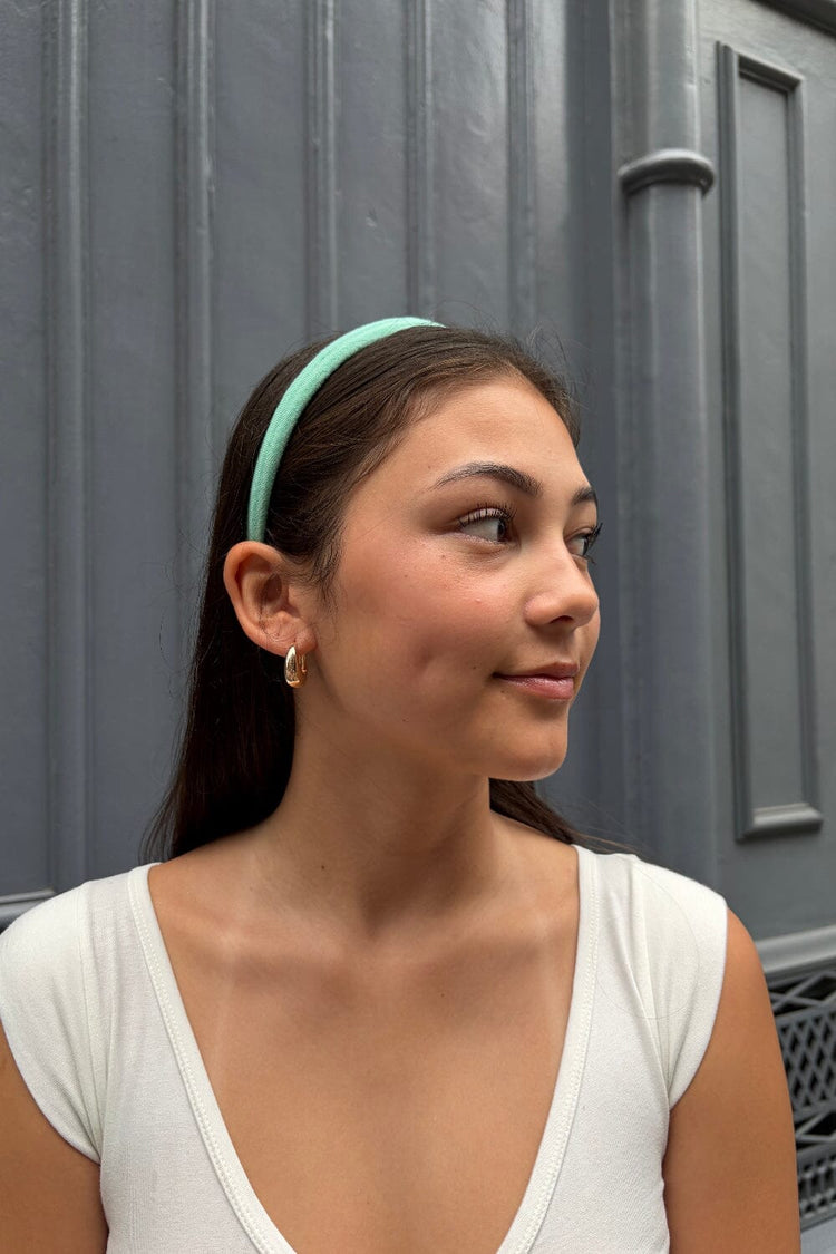 Striped Headband | Seafoam Teal
