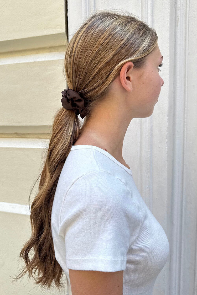 Basic Scrunchie | Dark Brown