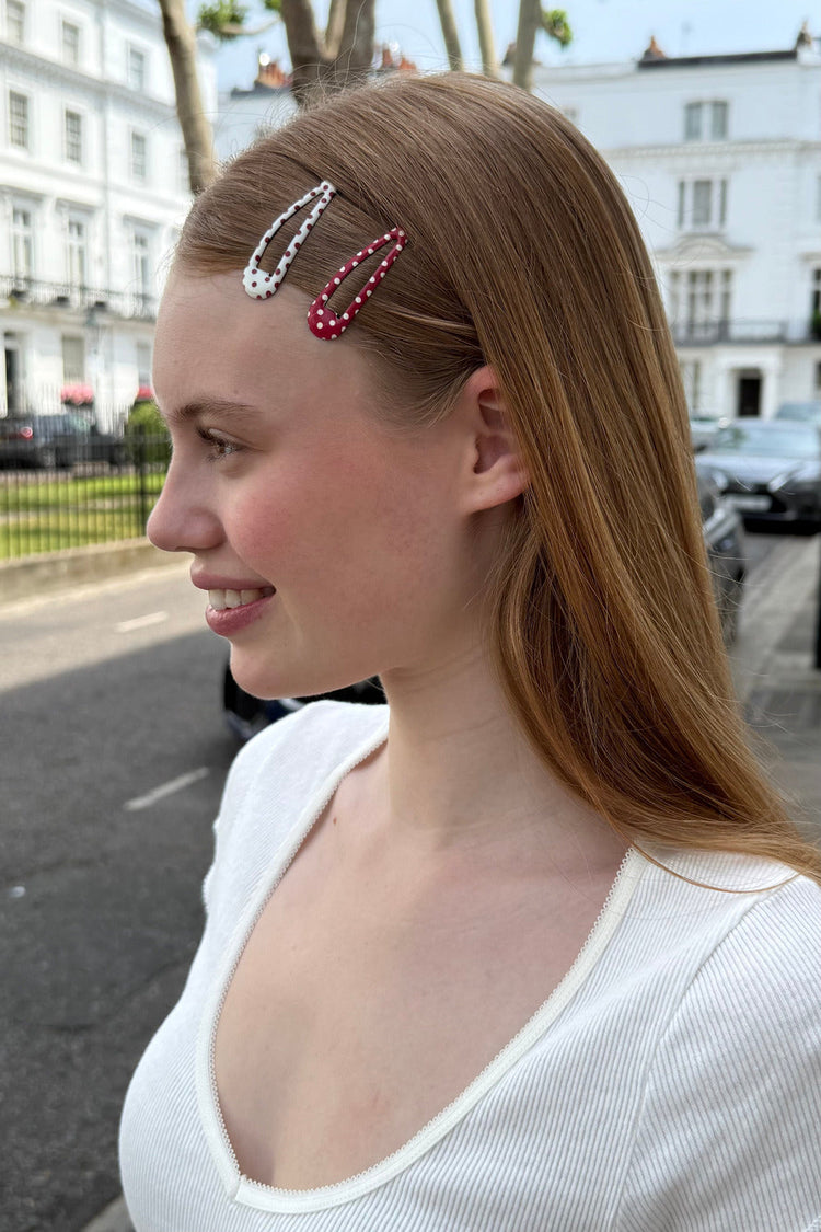 Polka Dots Hair Clip | Multicolor