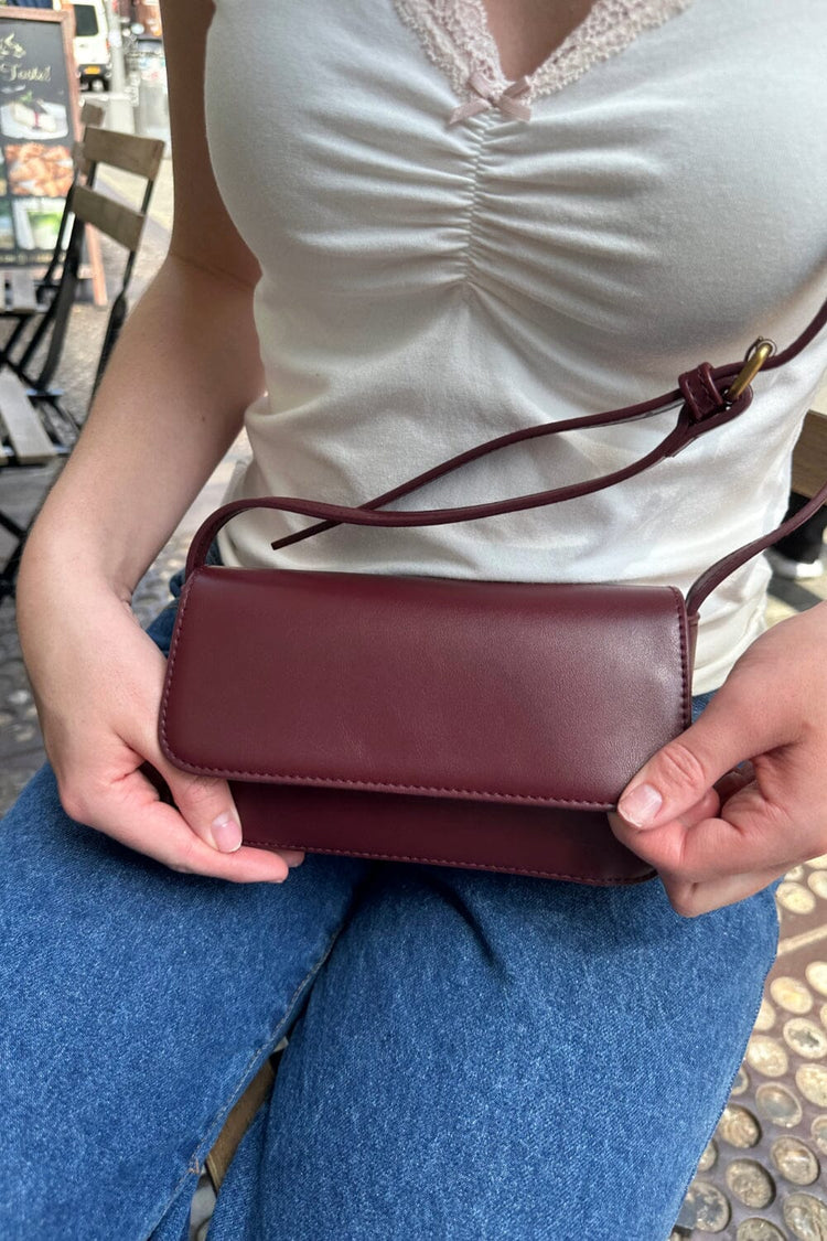 Mini Shoulder Bag | Burgundy