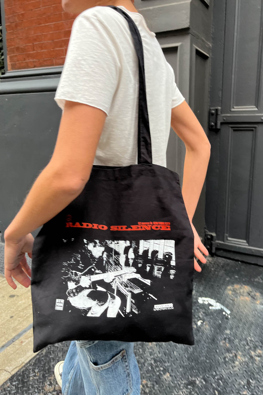 Radio Silence Tote Bag  Brandy Melville Womens Bags & Backpacks - The  Wooden Nest