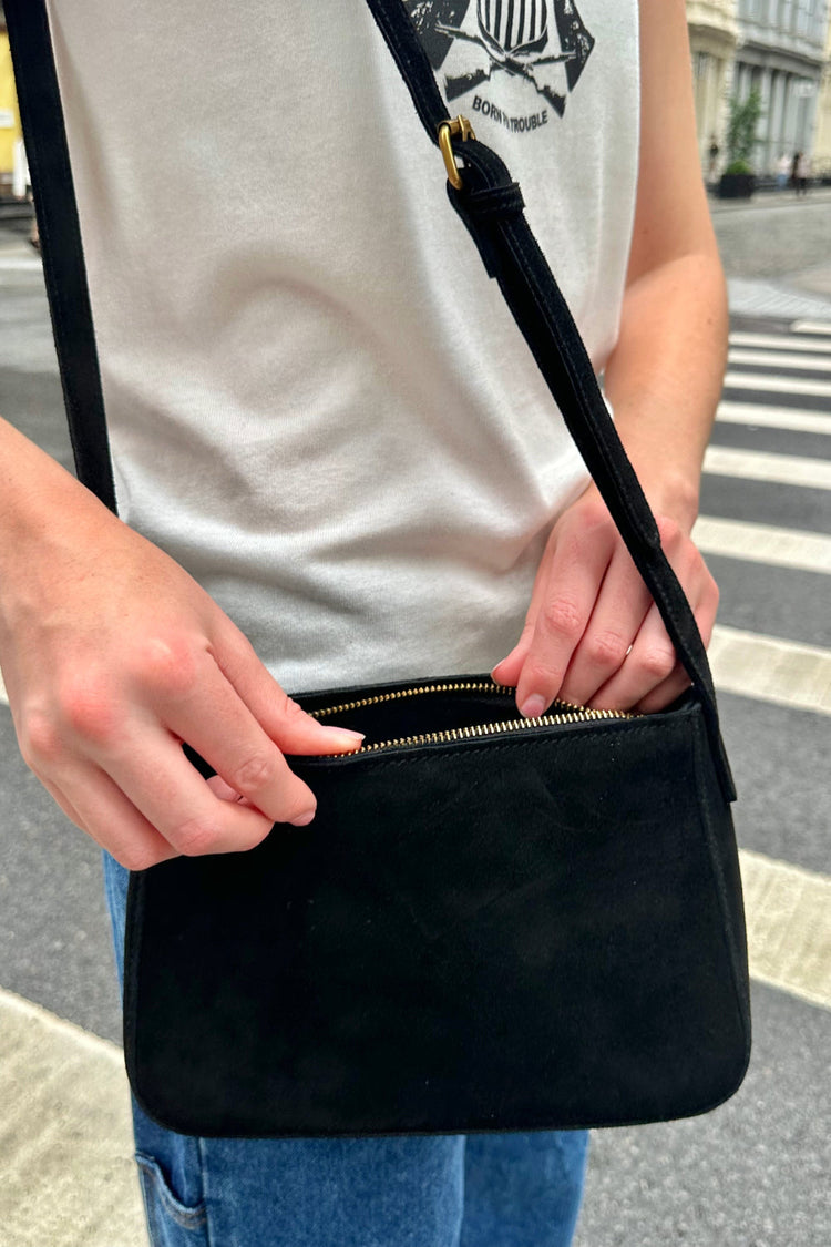 Suede Purse | Black