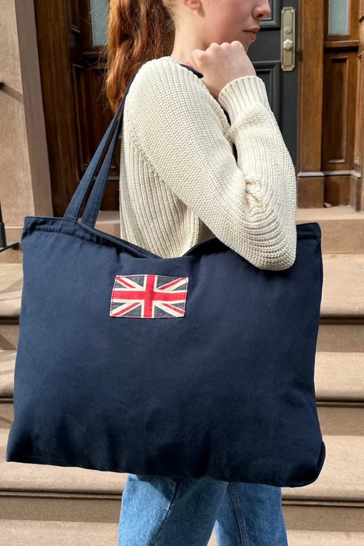 England Flag Tote Bag | Navy Blue