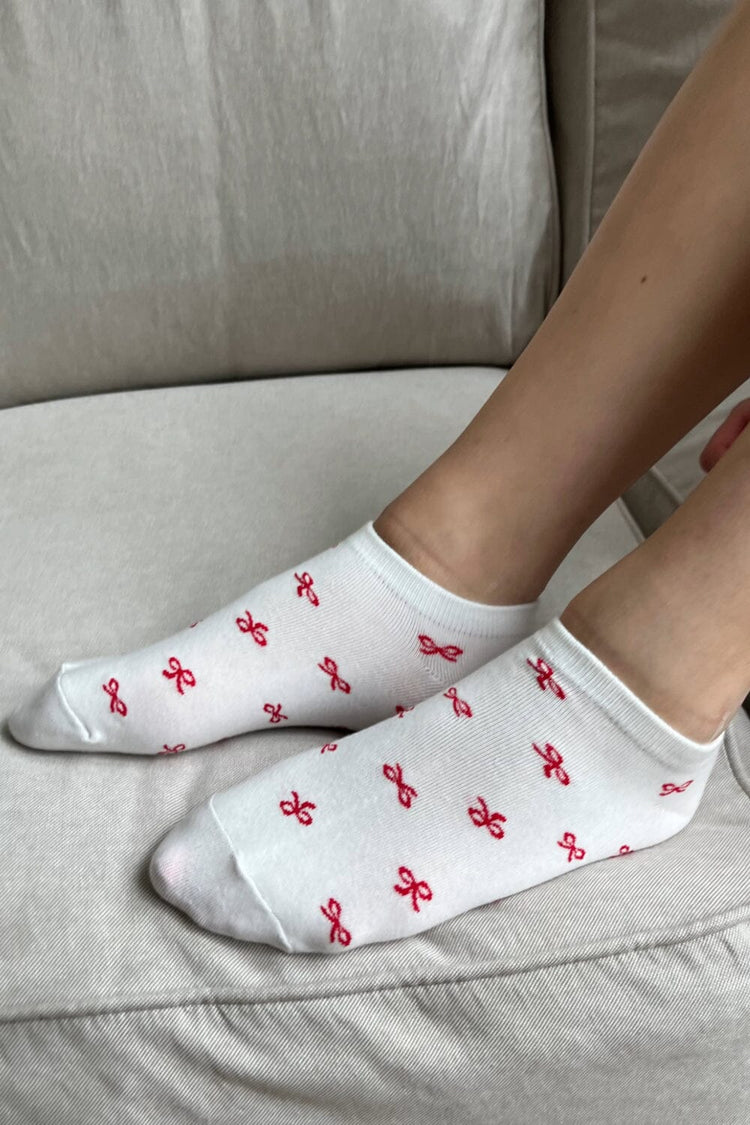 Bow Socks | Red Bows