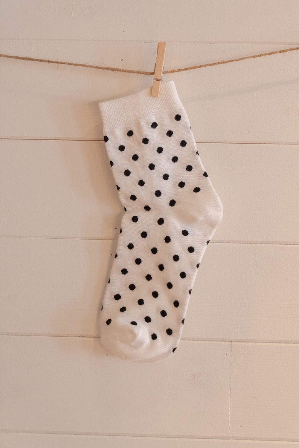 White Black Polka Dots