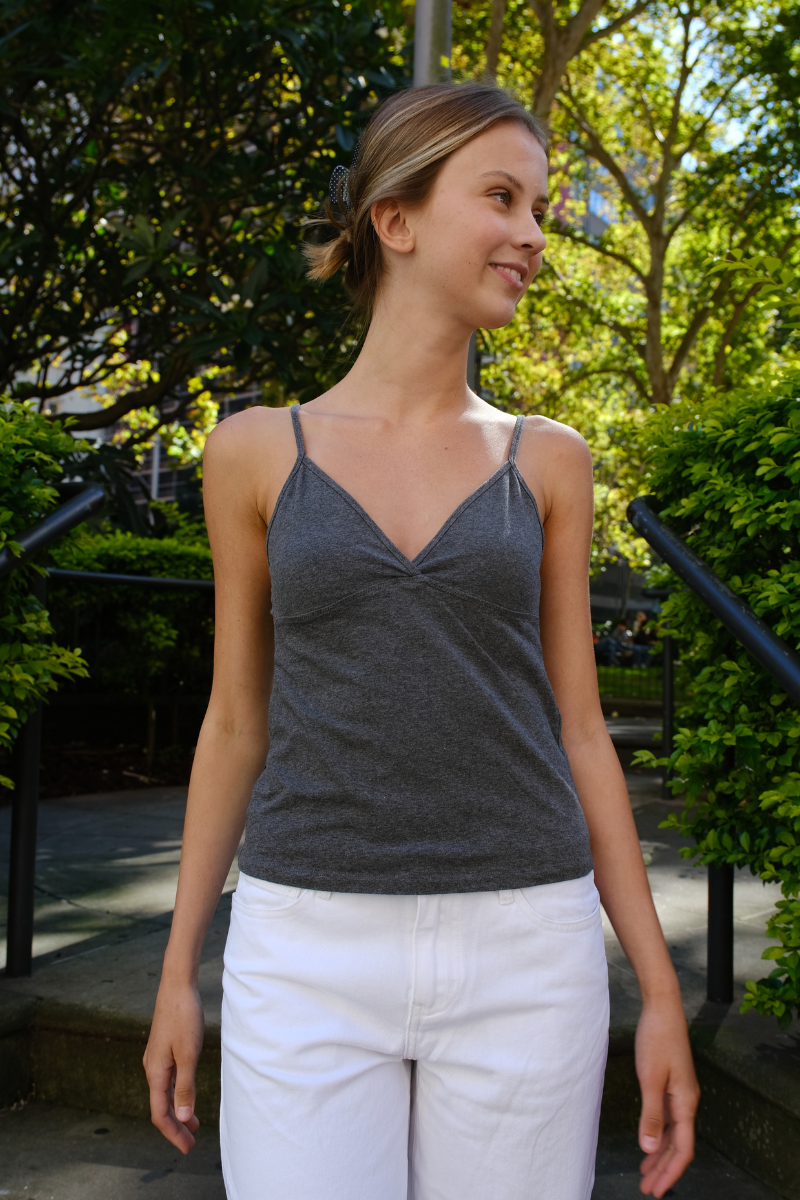 Tiffany Tank | Charcoal / XS/S