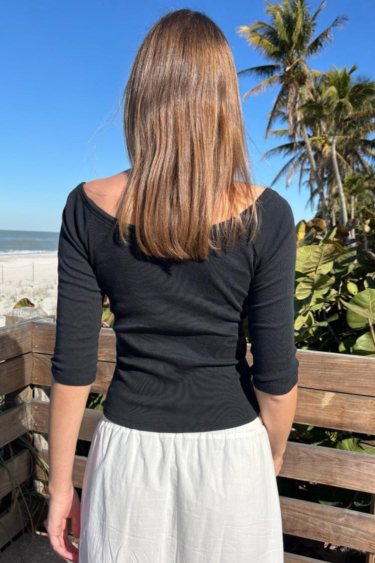 Martha Top | Black / S