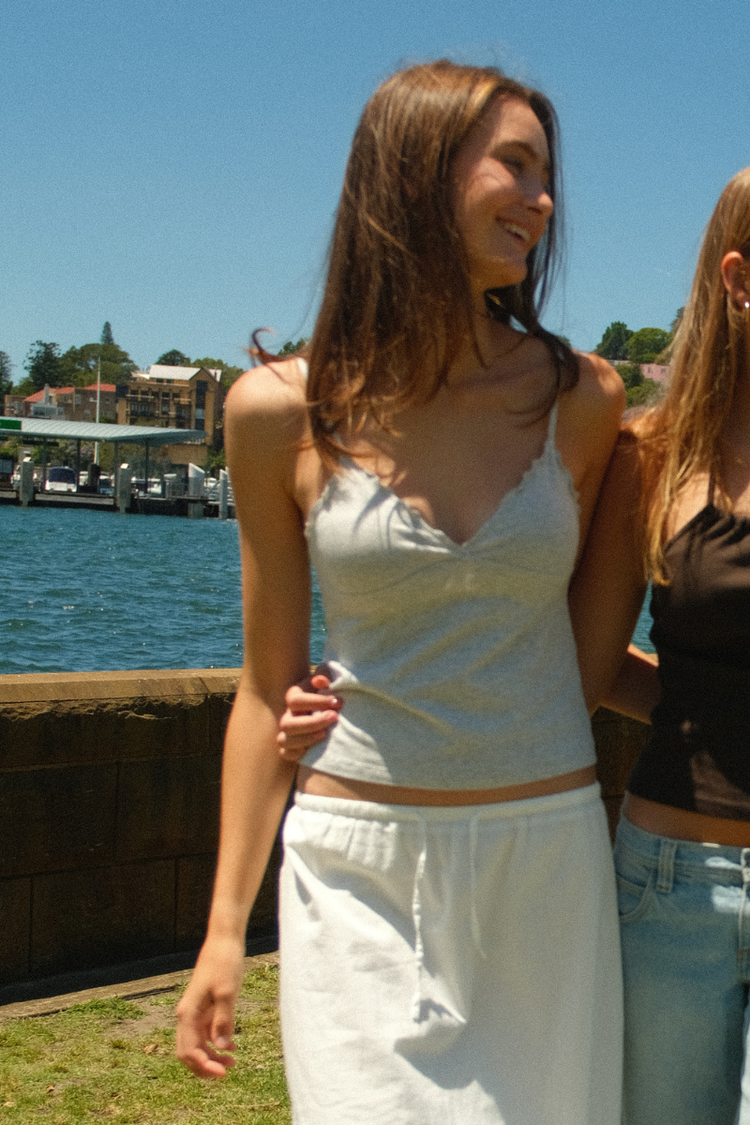 Tiffany Tank | Silver Grey / XS/S