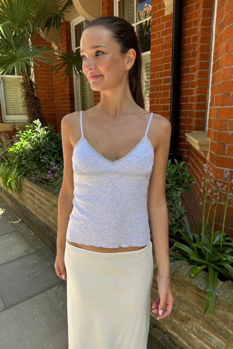 Serena Tank | Silver Grey / XS/S
