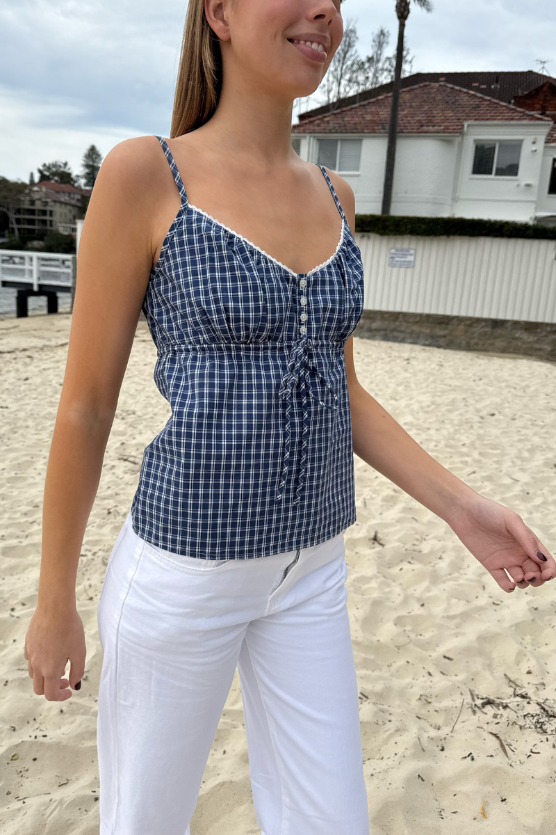 Blue Gingham / XS/S