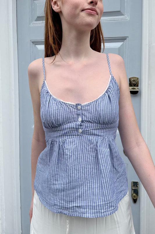 Washed Navy Double Stripes / XS/S