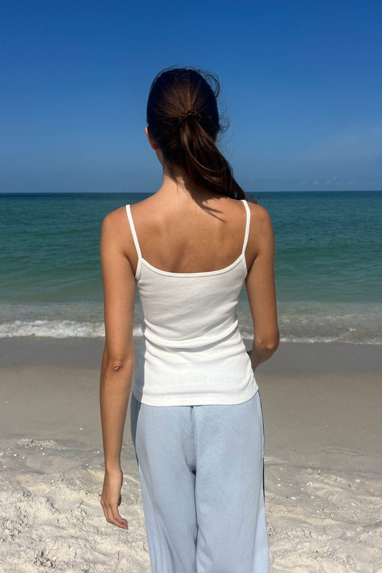 Lorene Button Top | White / XS/S