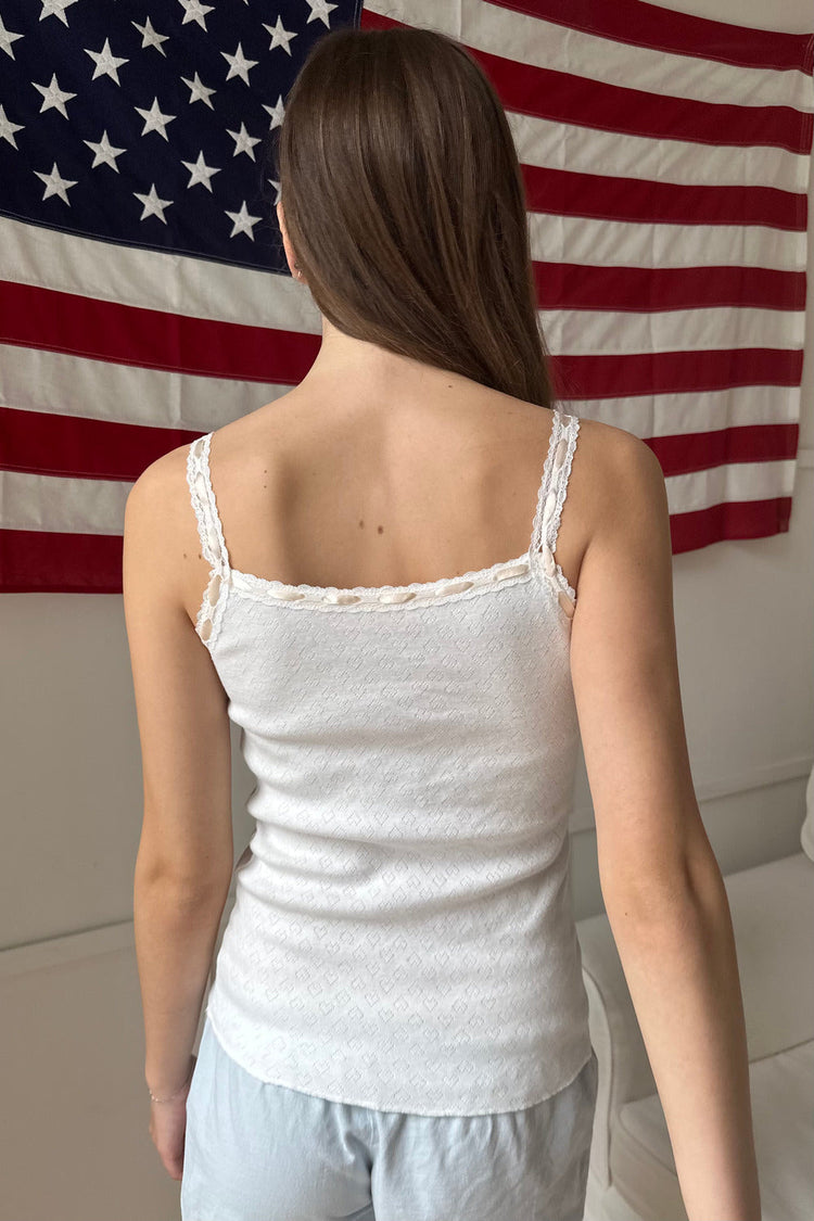 Belle Tank | White / XS/S