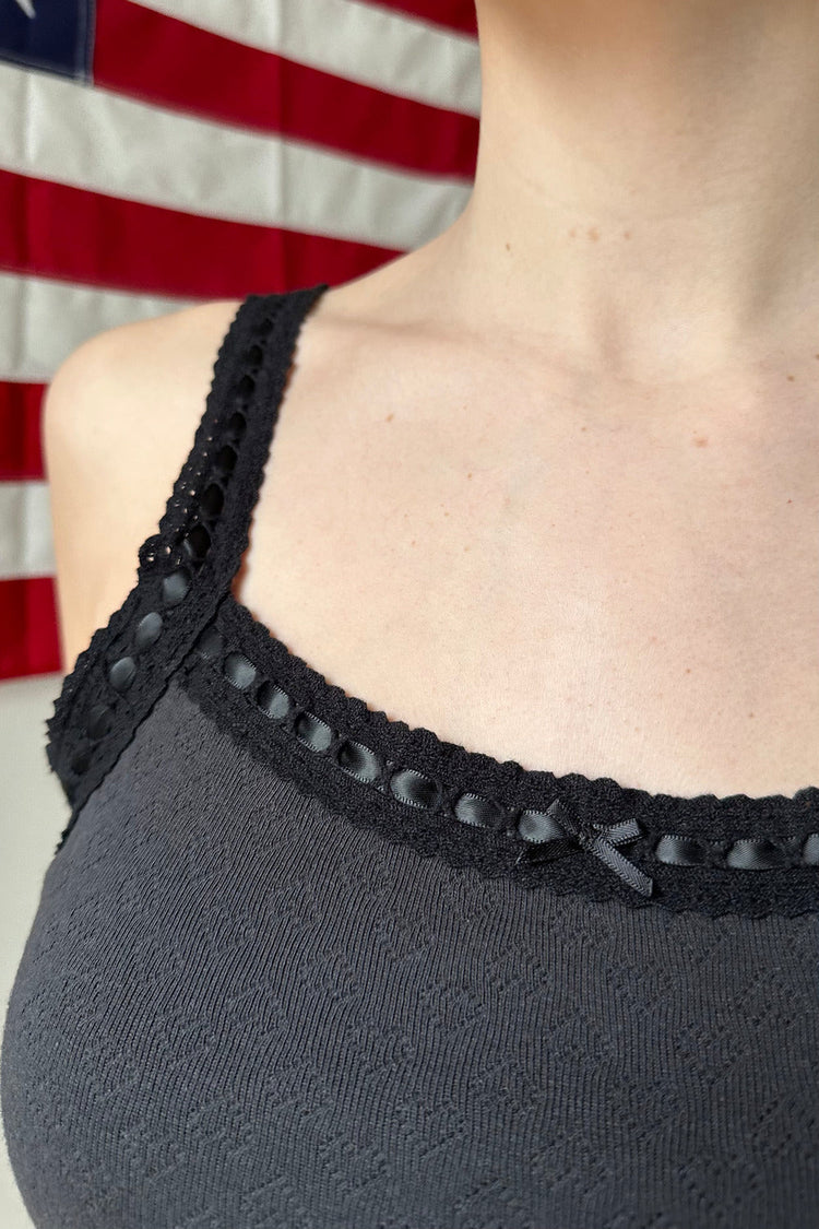 Belle Tank | Black / XS/S