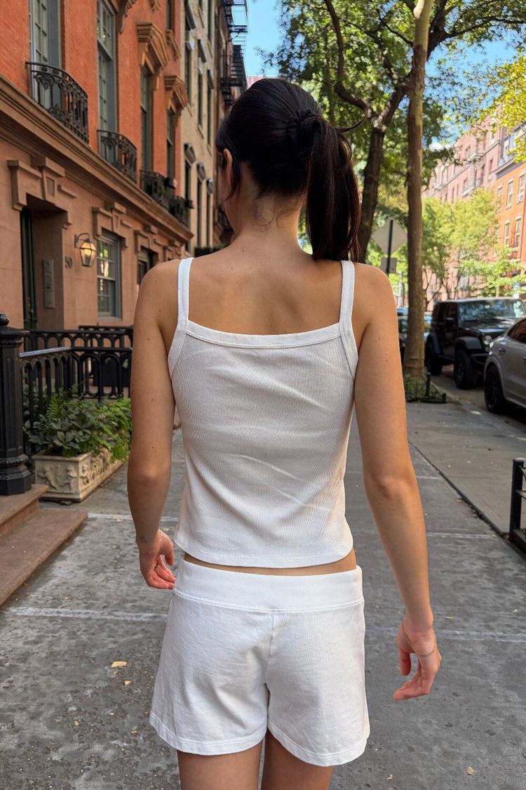 Belle Graphic Tank | White / XS/S