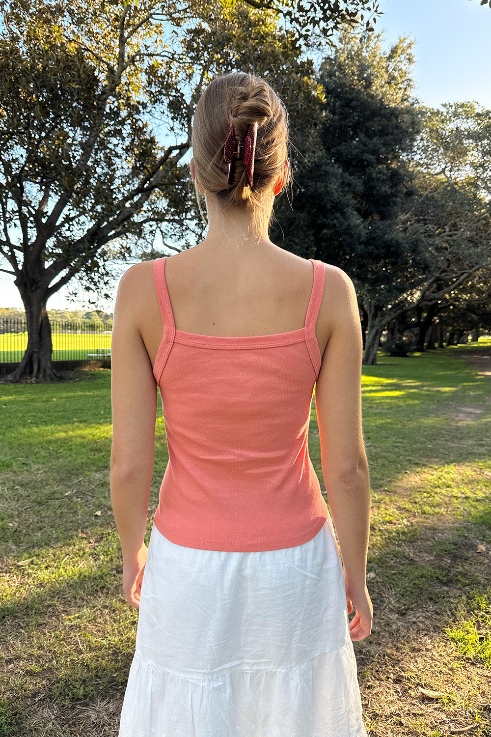 Belle Tank | Rosa Coral / XS/S