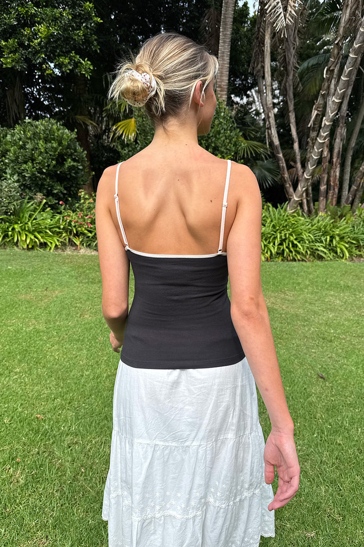 Skylar Tank Top | Black / XS/S