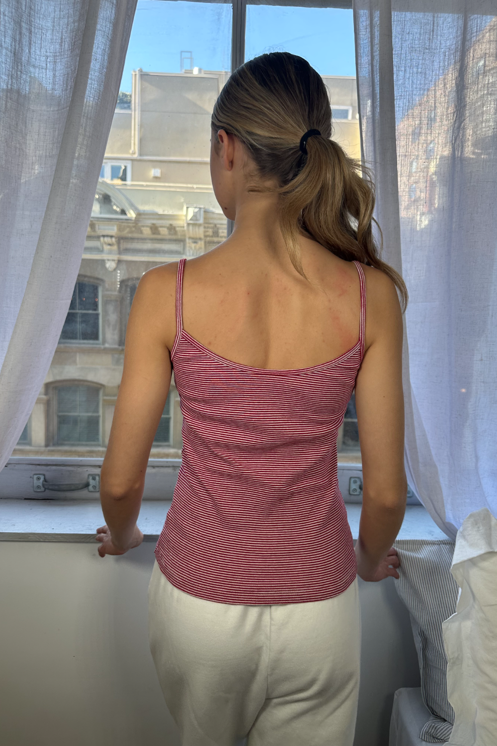 White Red Stripes / XS/S