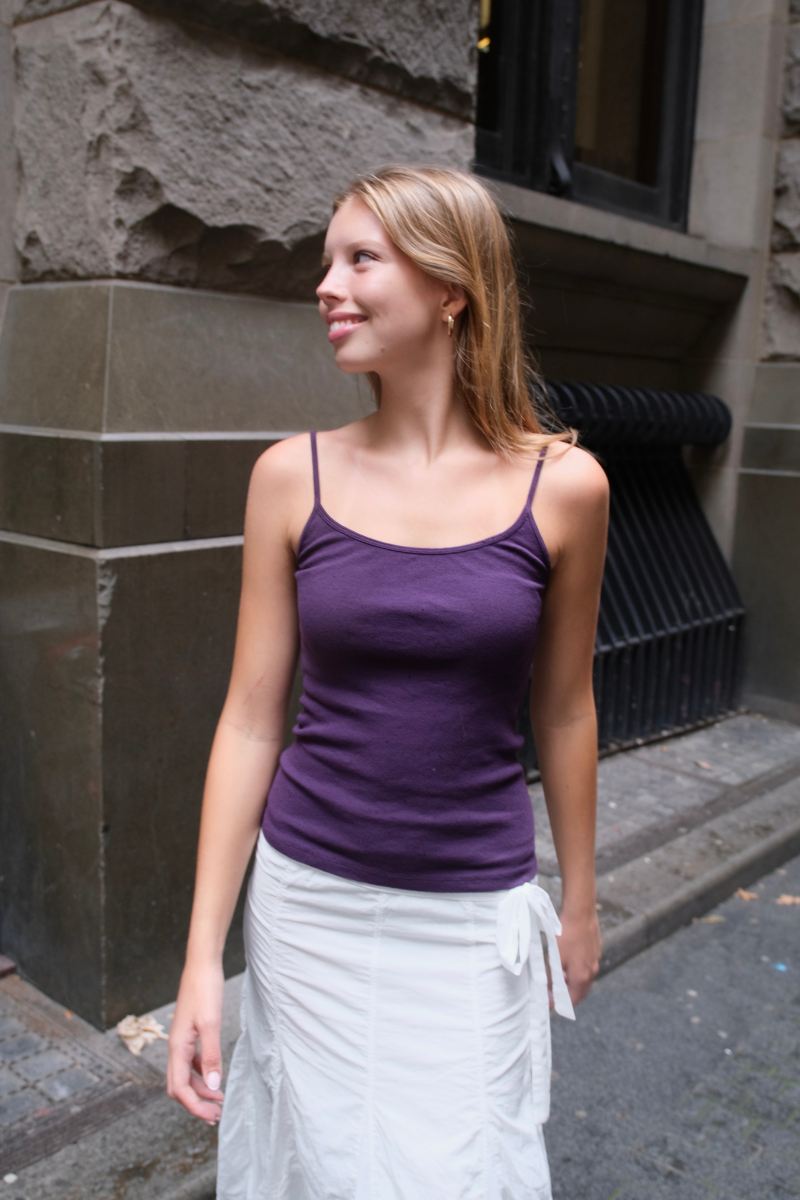 Mirabelle Tank | Deep Purple / XS/S