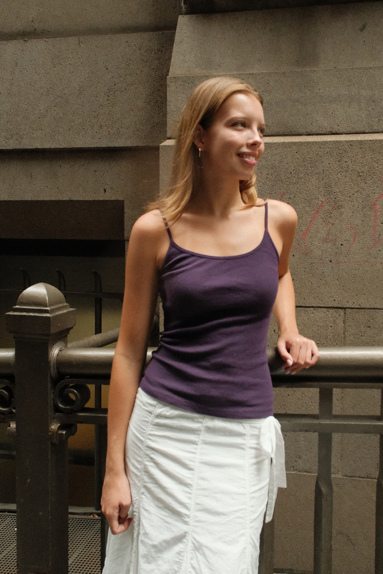 Mirabelle Tank | Deep Purple / XS/S