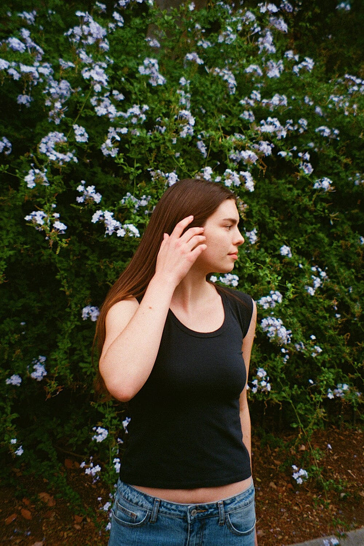 Zelly Basic Top | Black / XS/S