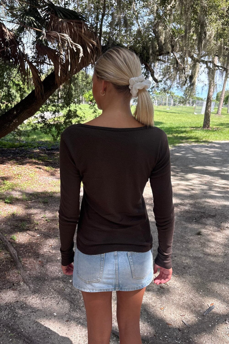 Zelly Top | Brown / XS/S