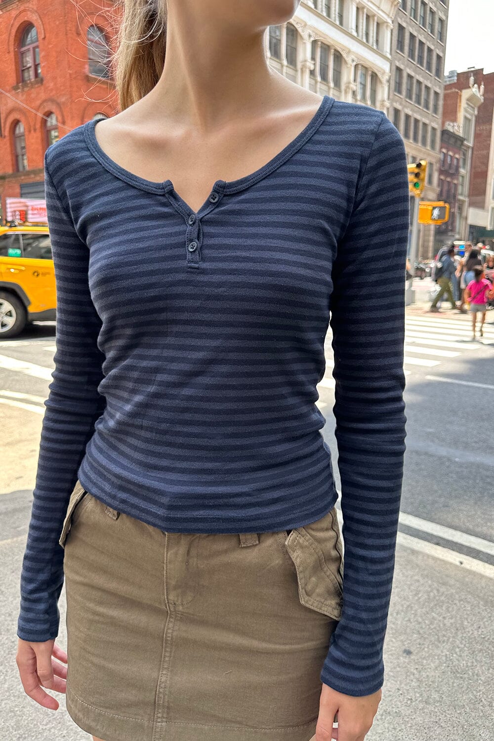 Zelly Striped Top – Brandy Melville Australia