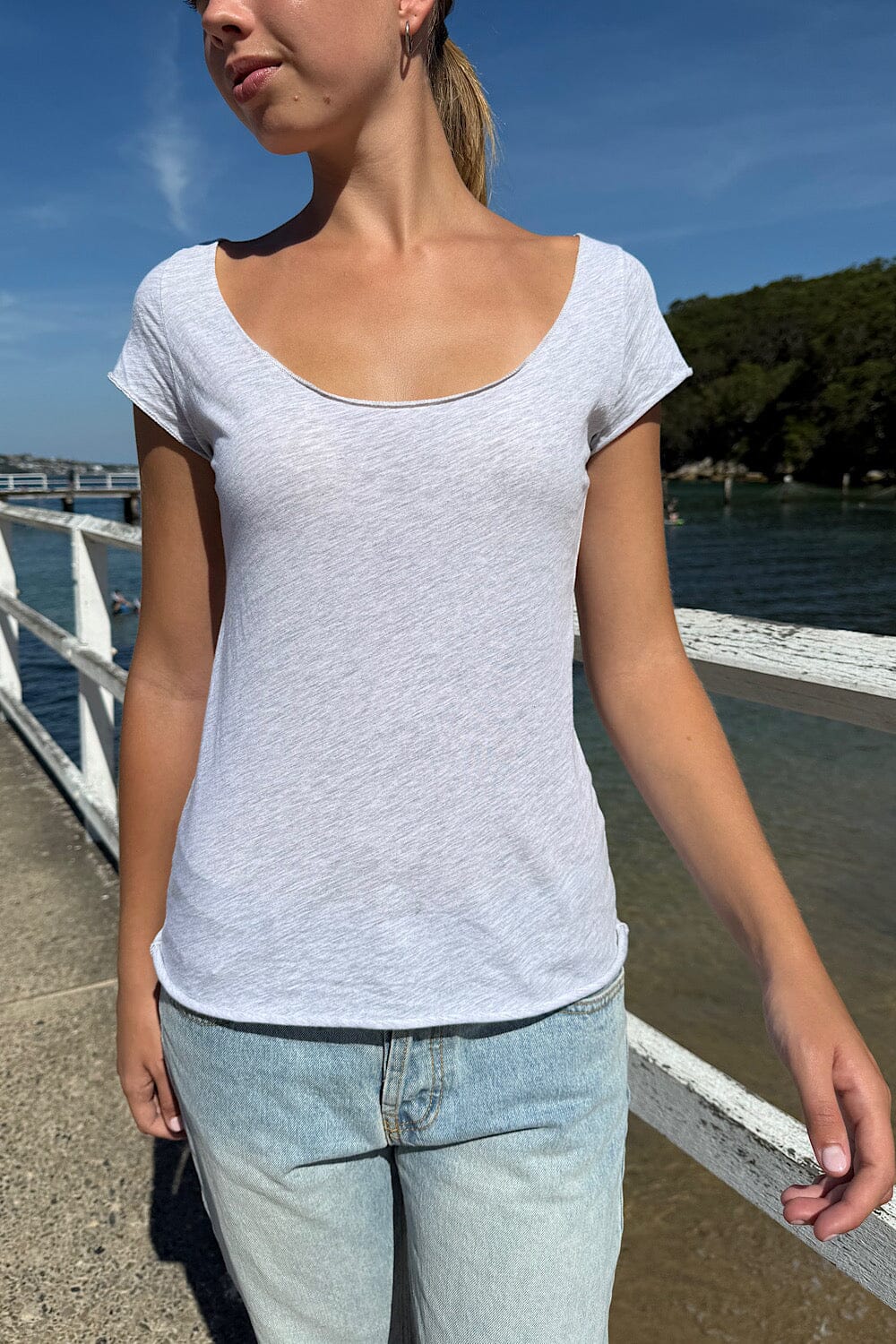 Maxie Top | Light Silver / S