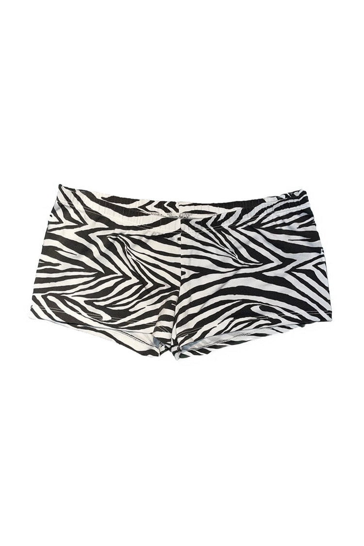 Boy Shorts Zebra Underwear | Zebra Print / XS/S