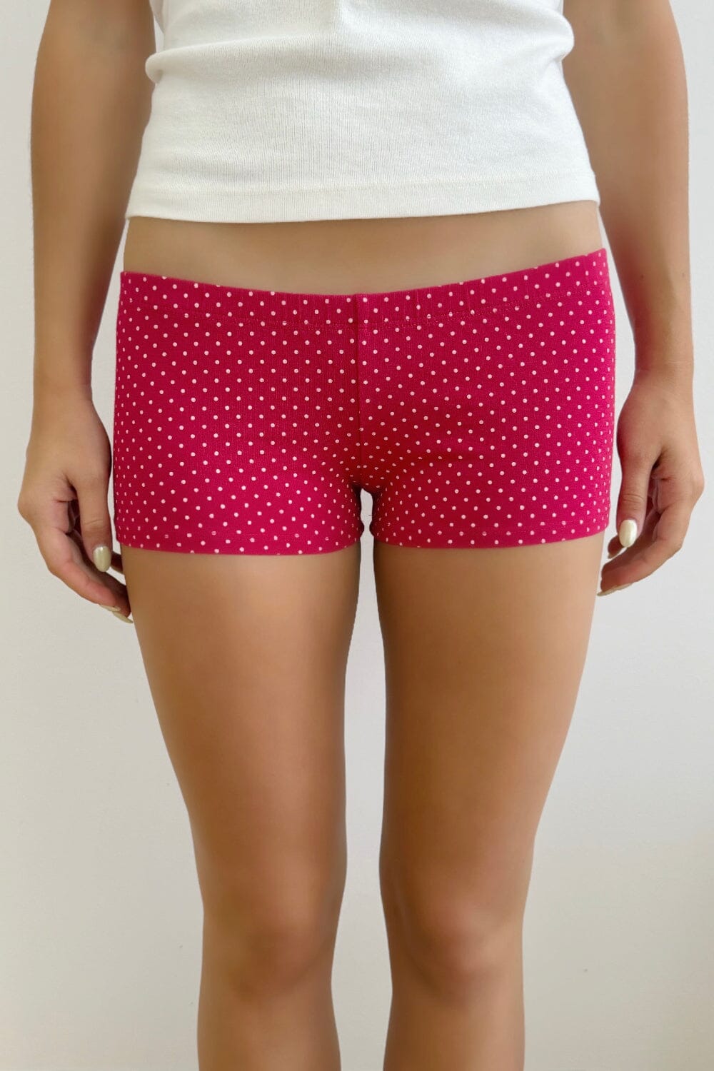 Polka Dot Boxer Underwear | Red with White Polka Dots / XS/S