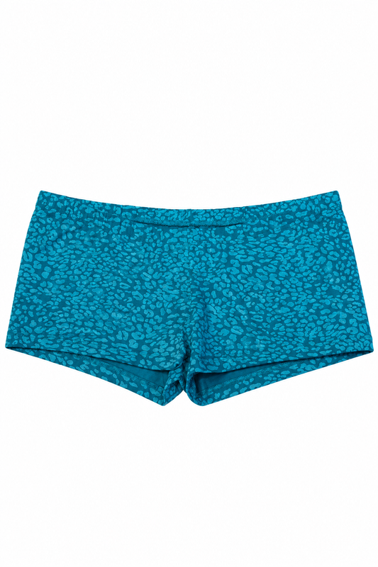 Teal Leopard Print / XS/S