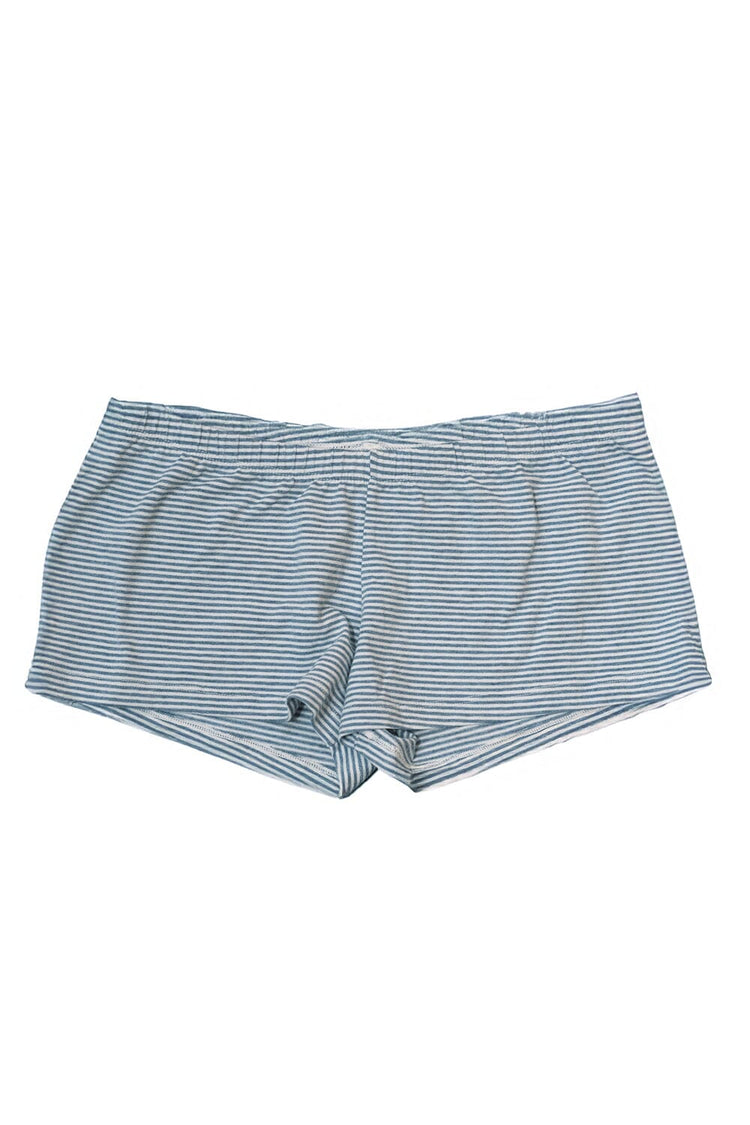 Striped Boxer Underwear | White And Blue Stripes / XS/S