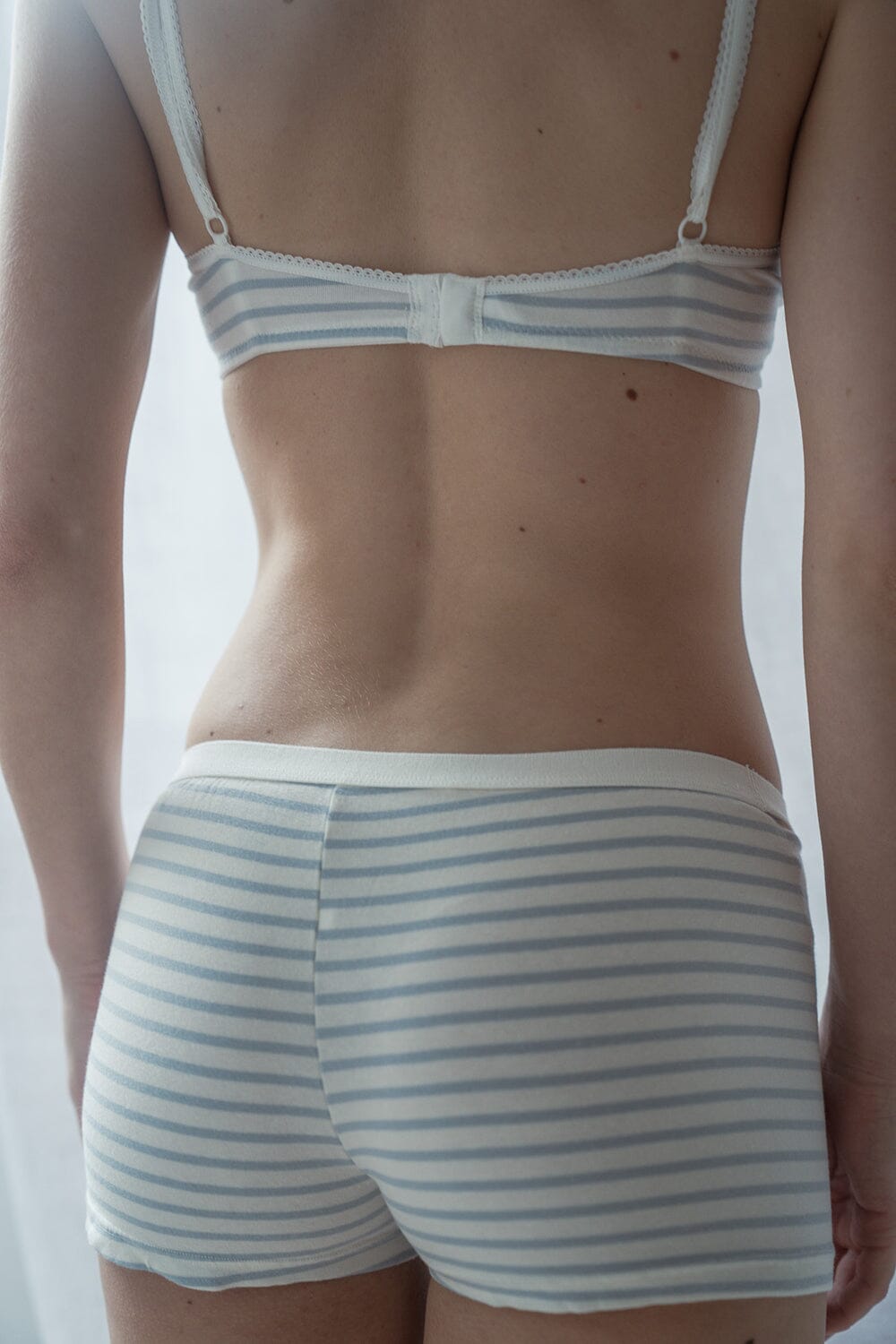 Light Blue With White Stripes / XS/S