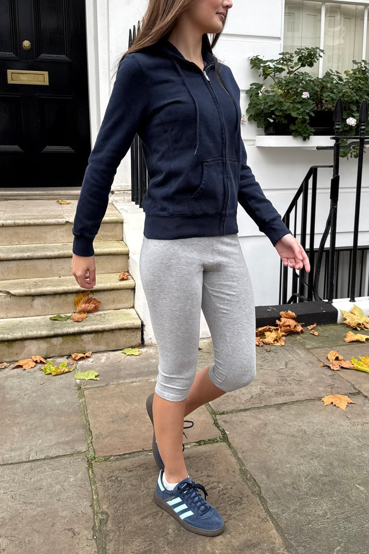 Tilly Capri Leggings | Heather Grey / XS/S
