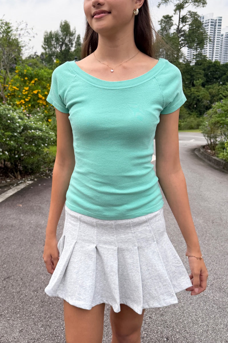 Ginny Top | Seafoam Teal / XS/S
