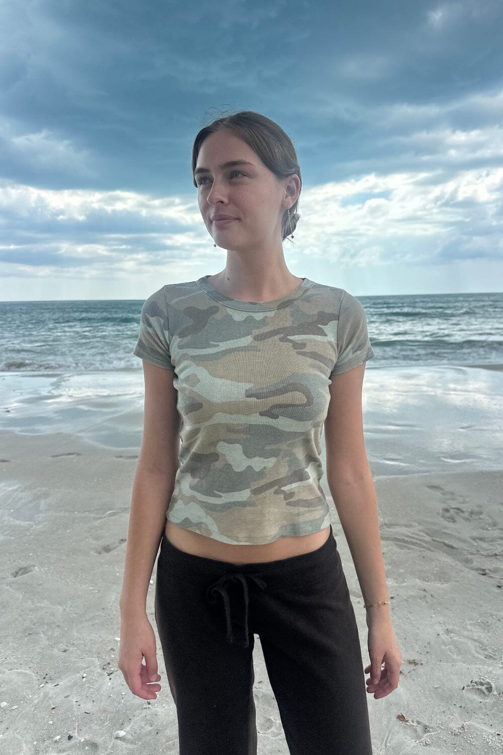 Hailie Camouflage Top | Light Camouflage / XS/S