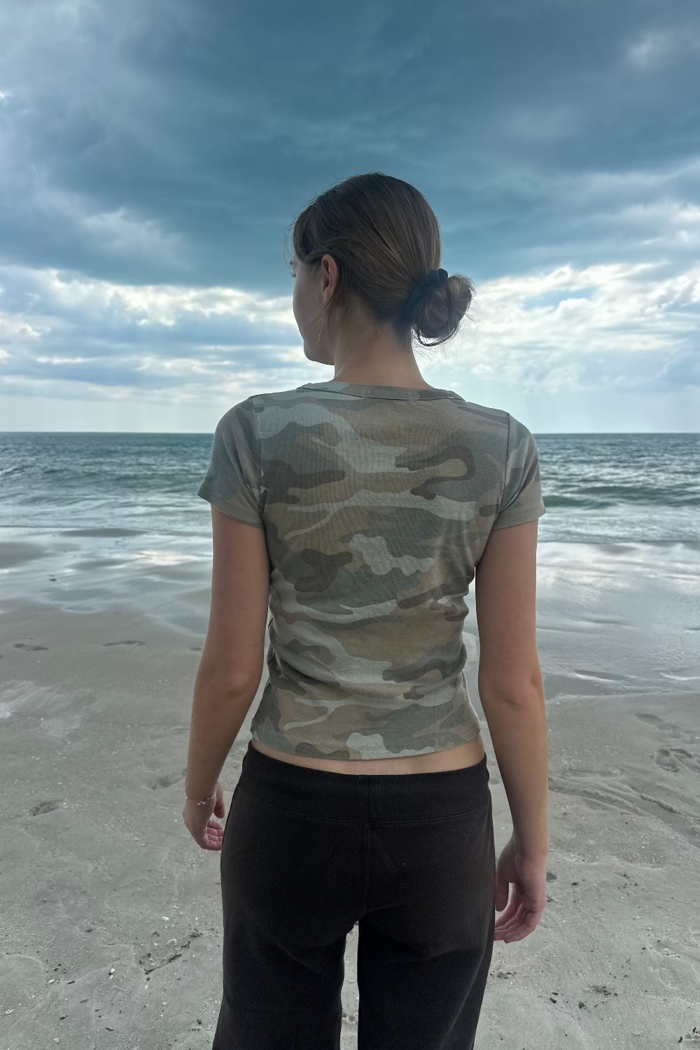 Hailie Camouflage Top | Light Camouflage / XS/S