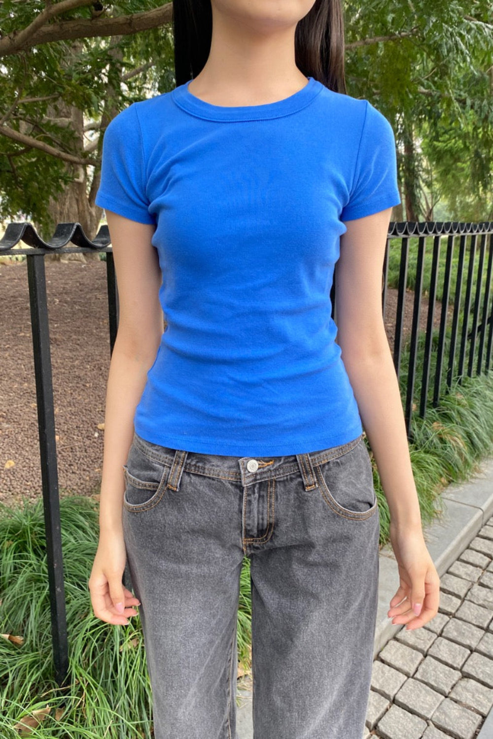 Hailie Basic Top | Royal Blue / XS/S