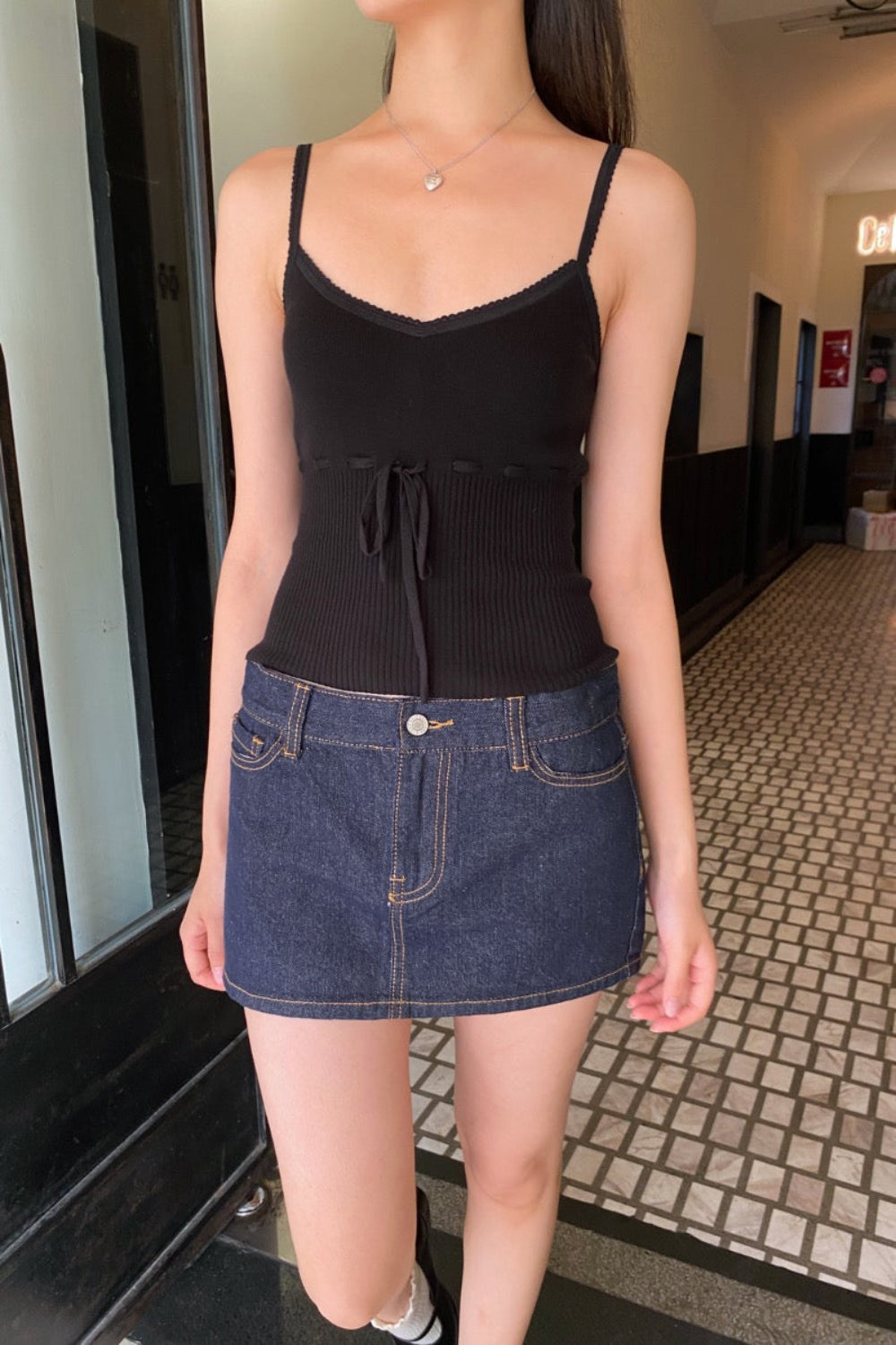 Cassie Tank | Black / XS/S