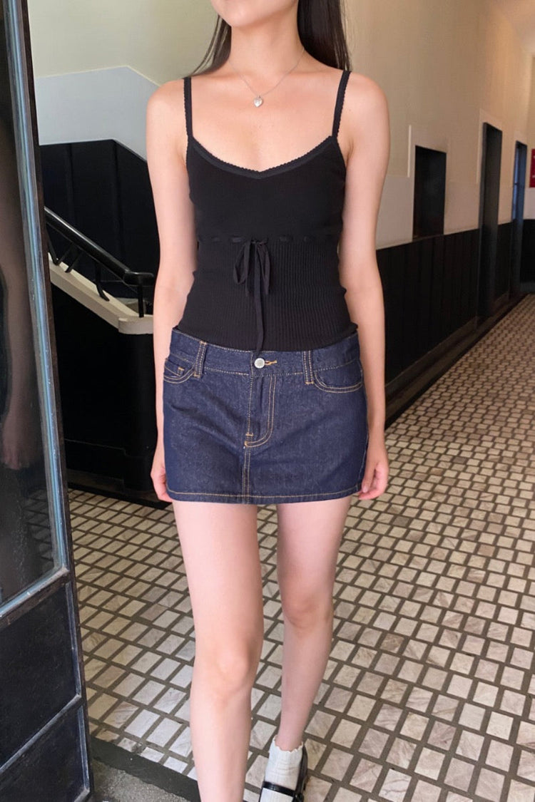 Cassie Tank | Black / XS/S