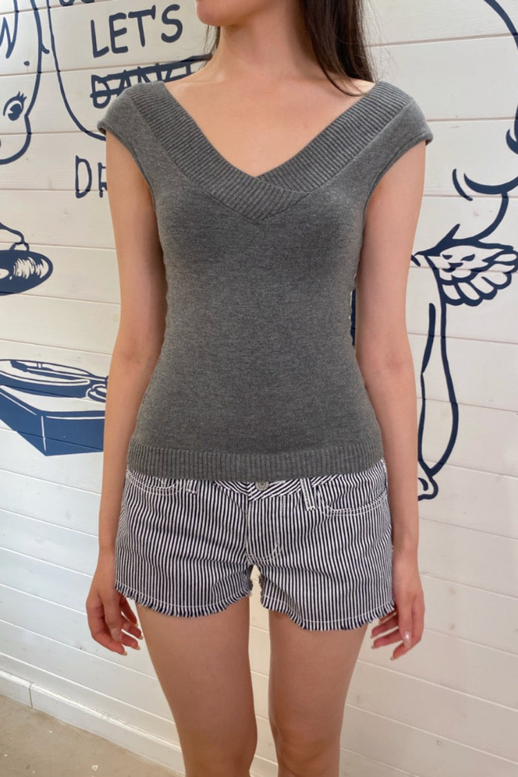 Amira Top | Dark Grey / XS/S