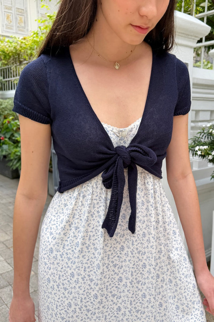 Greta Top | Navy Blue