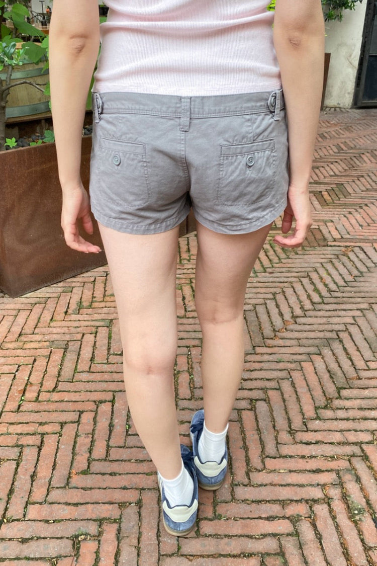Toria Shorts | Light Charcoal Grey / XS/S