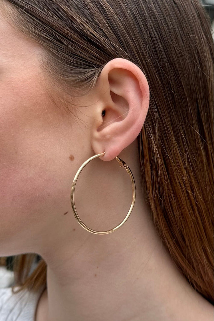 Hoop Earrings | Gold