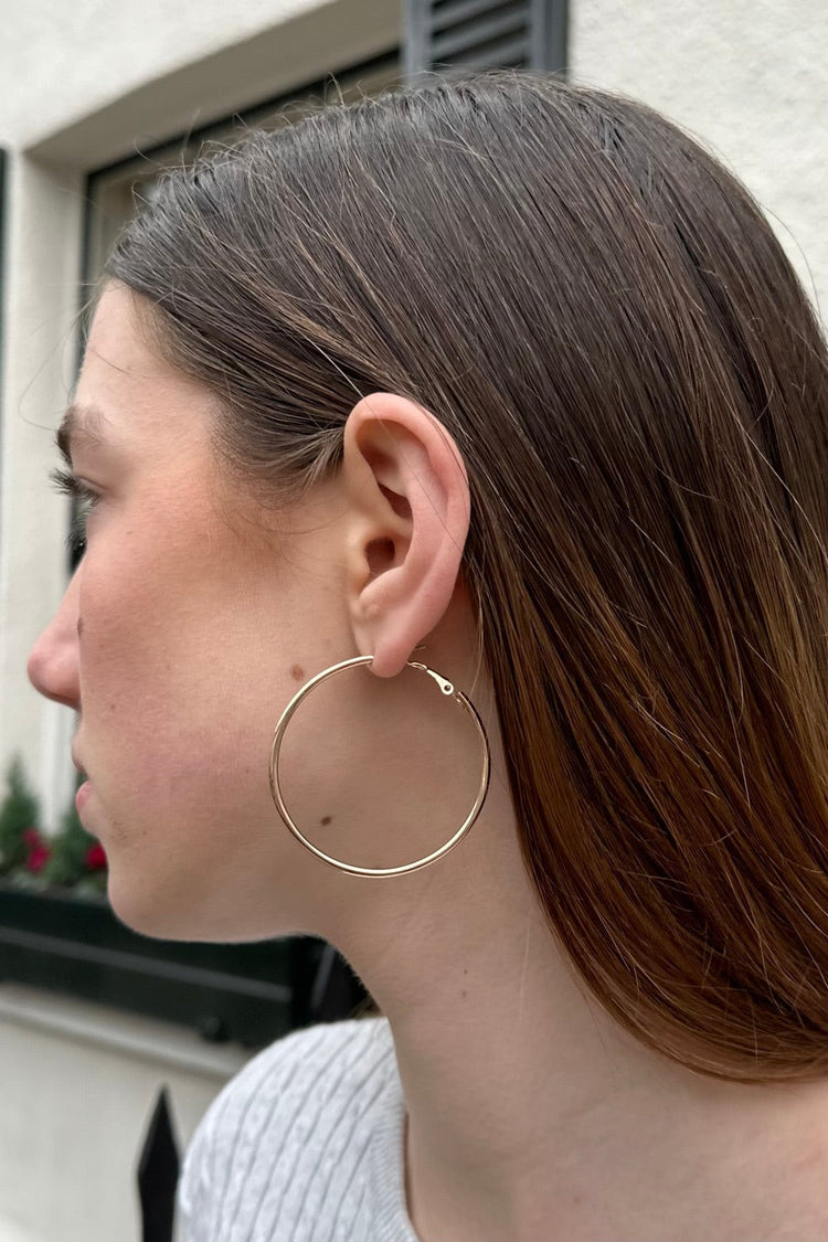 Hoop Earrings | Gold