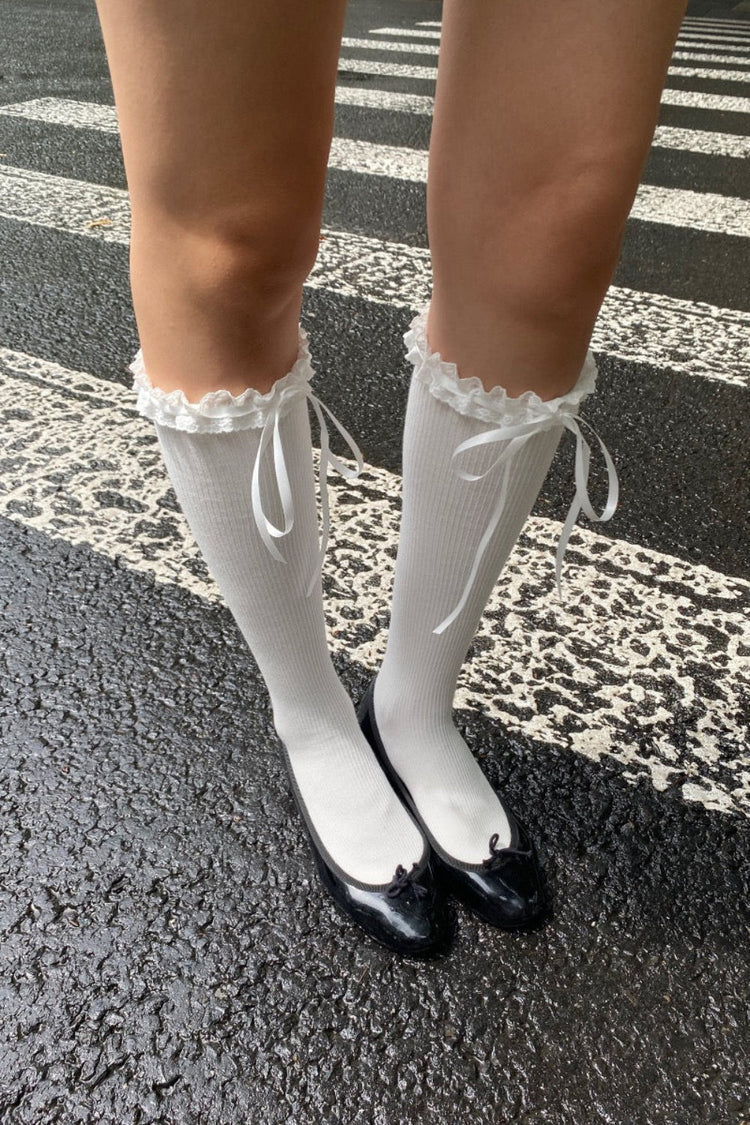 Lace Socks | White