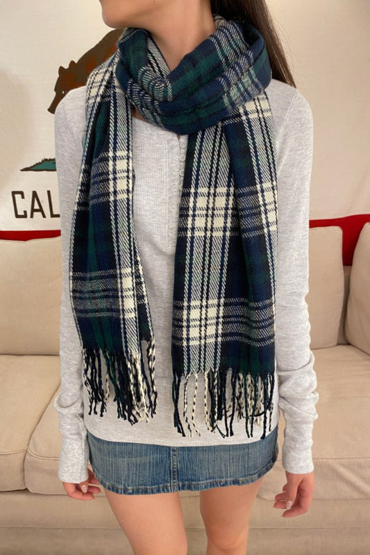 Green And Navy Plaid